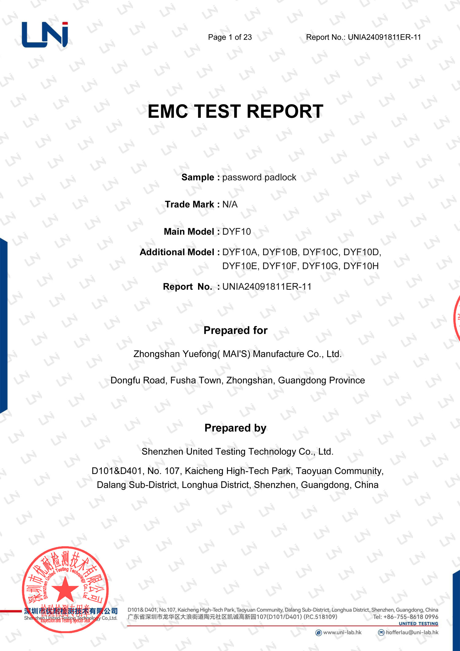 UNIA24091811ER-11-密码挂锁DYF10-粤丰麦氏-CE-EMC-Test-Report-1.jpg